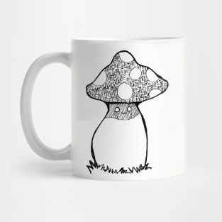 Inktober Mushroom Mug